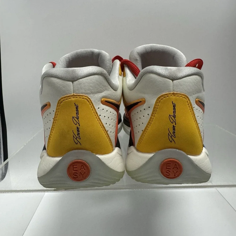 Nike KD 17 Sunrise University Gold Basketball Shoes FJ9487-700 Men's Size 8.5